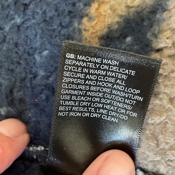 The North Face Sz L Campshire Aztec Women's Fleece Vest - Brown and Navy. - Picture 13 of 13